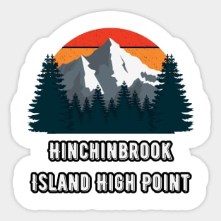 Hinchinbrook Island High Point Sticker